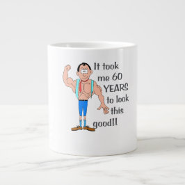 Caneca De Café Grande Levei 60 anos para parecer tão bem.
