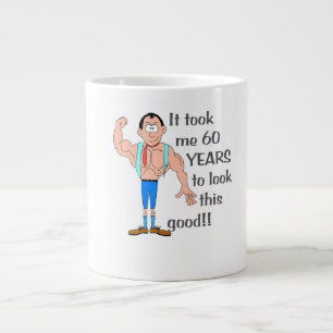 Caneca De Café Grande Levei 60 anos para parecer tão bem.