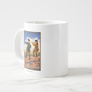 Caneca De Café Grande Lewis e Clark Explorando o Oeste