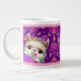 Caneca De Café Grande Lhama Atrevido
