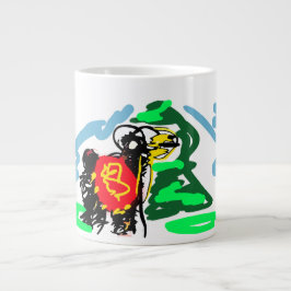 Caneca De Café Grande Lhama divertida