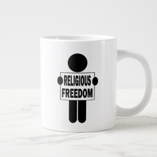 Caneca De Café Grande Liberdade religiosa