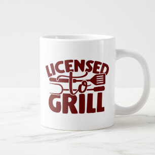 Caneca De Café Grande Licenciado para Grill