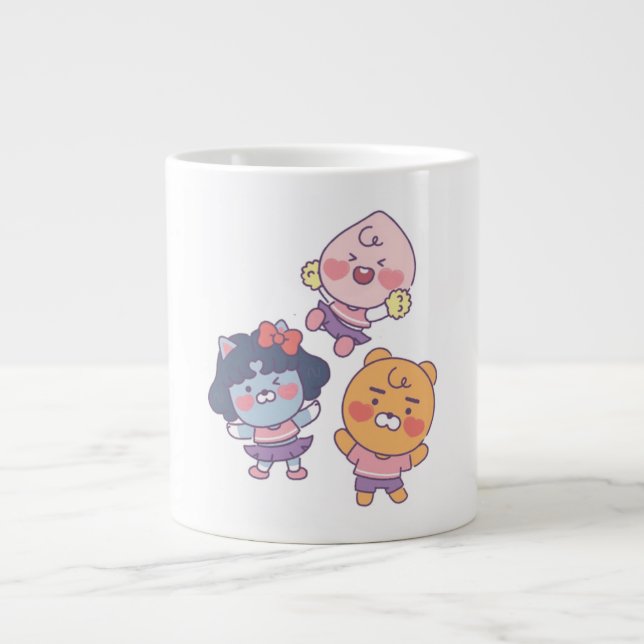 Caneca De Café Grande Líderes de torcida (Frente)