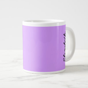 Caneca De Café Grande Lilac Solid Color