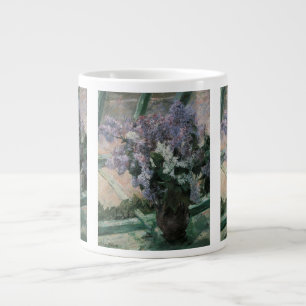 Caneca De Café Grande Lilases numa Janela por Mary Cassatt, Arte Antiga