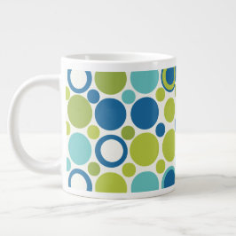 Caneca De Café Grande Limão MCM e Bolha Aqua