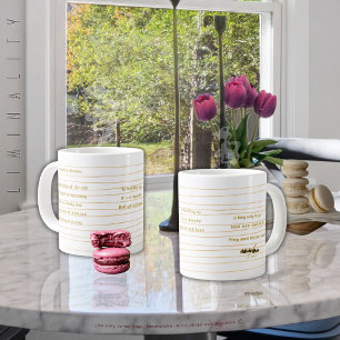 Caneca De Café Grande Liminalidade Jumbo Mug da Poeta Adiela Akoo