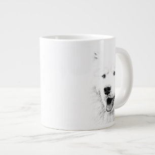 Caneca De Café Grande Linda arte de cachorro Samoted