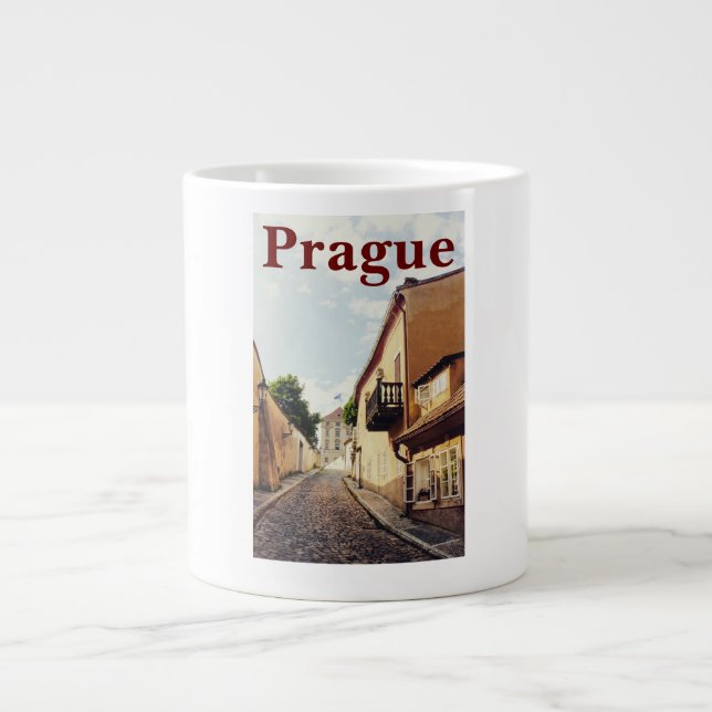 Caneca De Café Grande Linda Praga Specialty Mug (Frente)