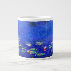 Caneca De Café Grande Lindas Nenúfares Vintage por Claude Monet