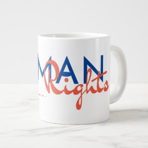 Caneca De Café Grande Linha de vida dos direitos humanos
