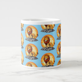 Caneca De Café Grande Lion