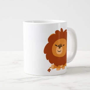 Caneca De Café Grande Lion Jumbo Mug de Cartoon de Fofinho bonito