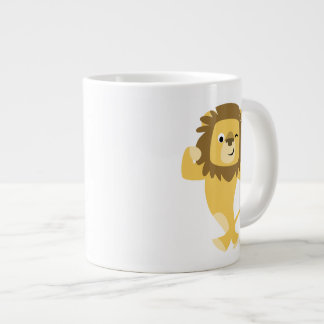 Caneca De Café Grande Lion Jumbo Mug, um belo e bonito desenho animado
