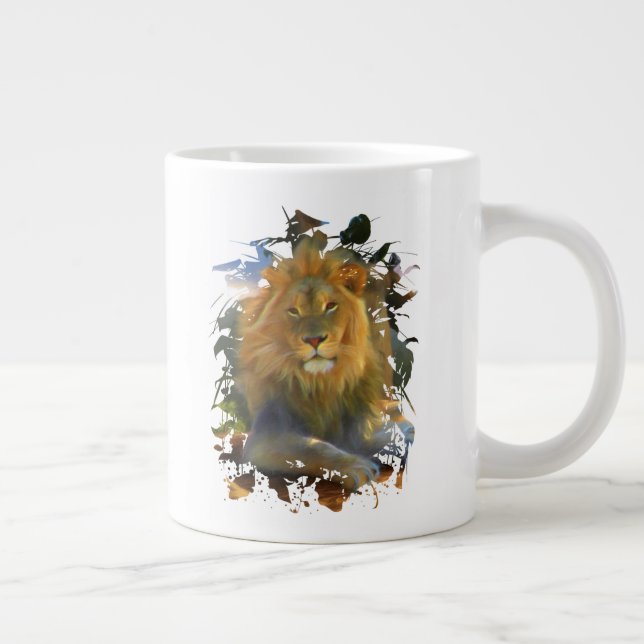CANECA DE CAFÉ GRANDE LÍON NO TRABALHO (Direita)