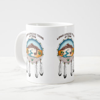 Caneca De Café Grande Lipan Apache Tribe 20 oz Jumbo Mug Branco