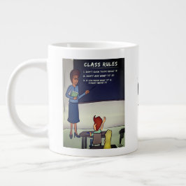 Caneca De Café Grande Lista de Especialidades de Regras de Classe
