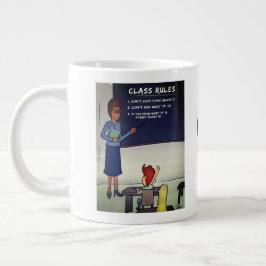 Caneca De Café Grande Lista de Especialidades de Regras de Classe