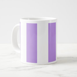 Caneca De Café Grande Listras Roxas, Listras Brancas, Padrões Lançados