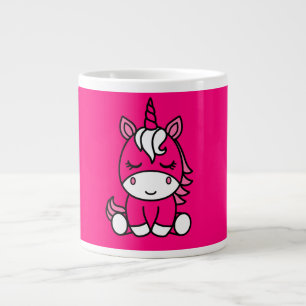 Caneca De Café Grande Little Girls Unicorn Pony
