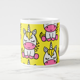 Caneca De Café Grande Little Girls Unicorn Pony