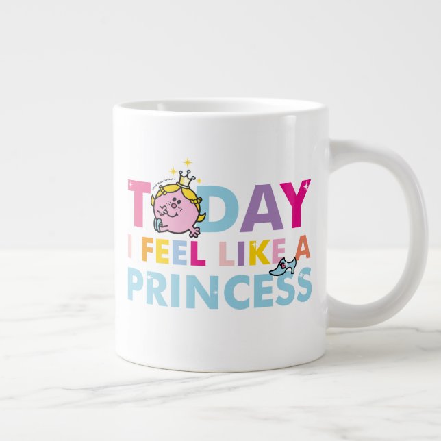 Caneca De Café Grande Little Miss Princesa | Sinto-Me Como Uma Princesa (Direita)