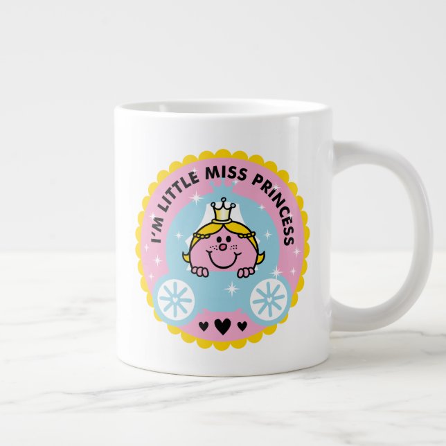 Caneca De Café Grande Little Miss Princesa | Sou uma princesa (Direita)