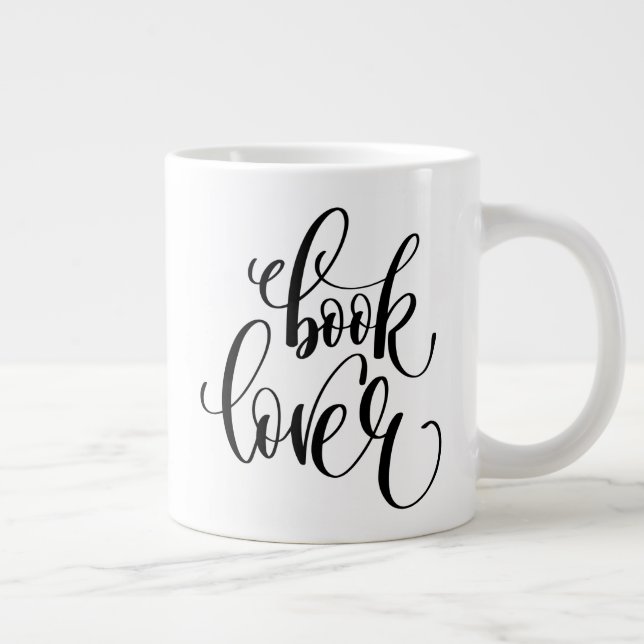 Caneca De Café Grande Livro (Direita)