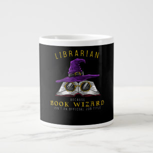 Caneca De Café Grande livro assistente cargo título biblioteca engraça