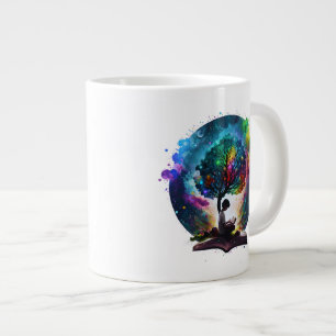 Caneca De Café Grande Livro mágico
