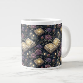 Caneca De Café Grande Livros Mágicos
