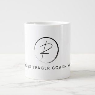 Caneca De Café Grande Logotipo da assinatura de coaching de Russ Yeager