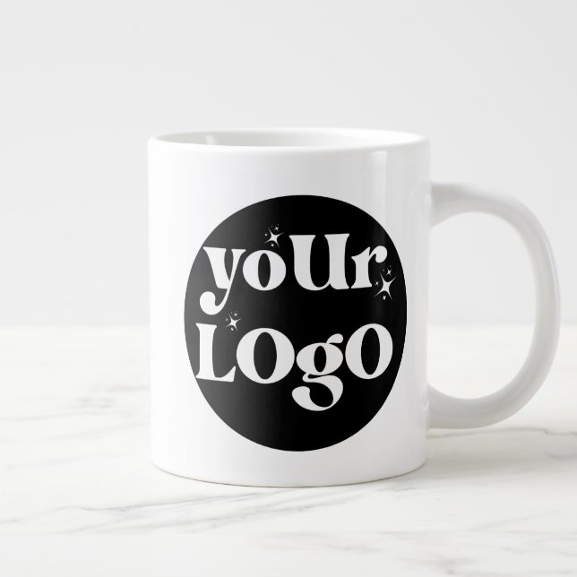 Caneca De Café Grande Logotipo da empresa (Direita)