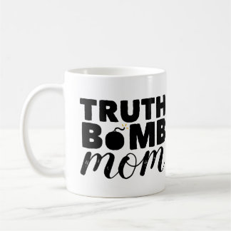 Caneca De Café Grande logotipo da mamã clássica da bomba da