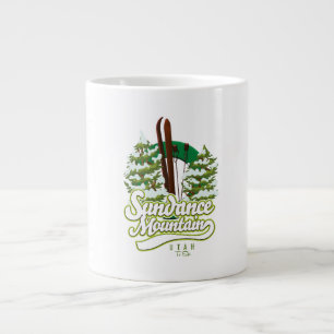 Caneca De Café Grande logotipo da Sundance Mountain Utah Ski