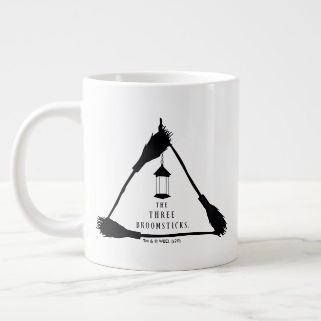 Caneca De Café Grande Logotipo da TRÊS VASSOURAS™ (Esquerda)