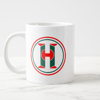 Caneca De Café Grande Logotipo de letra H moderno