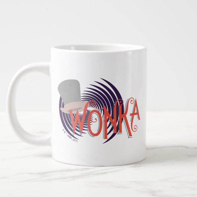 Caneca De Café Grande Logotipo espiral Wonka (Esquerda)