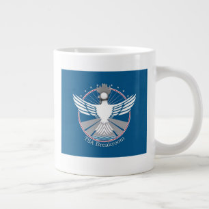 Caneca De Café Grande Logotipo Jumbo Flag