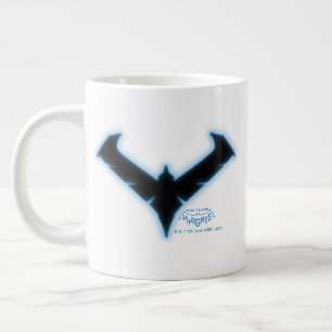 Caneca De Café Grande Logotipo Noturno Gotham Knights