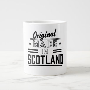 Caneca De Café Grande Logotipo retro original feito na Escócia