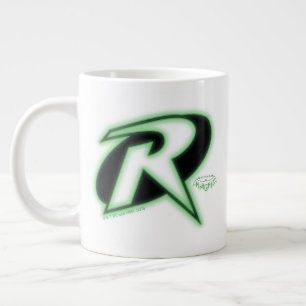 Caneca De Café Grande Logotipo Robin dos Cavaleiros Gotham