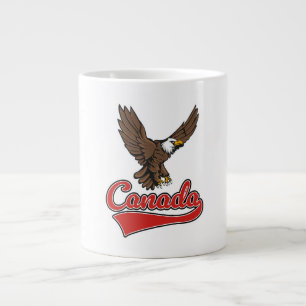Caneca De Café Grande logotipo Viagem Canadá