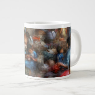 Caneca De Café Grande Loja - O movimentado mercado