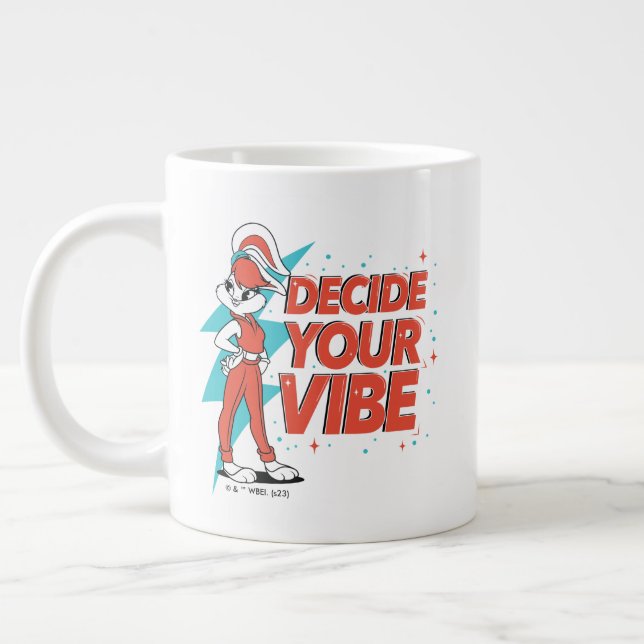 Caneca De Café Grande Lola Bunny Decide Sua Vibe (Esquerda)