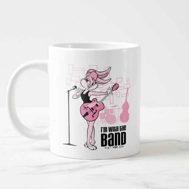 Caneca De Café Grande Lola Bunny, estou com a Banda (Esquerda)