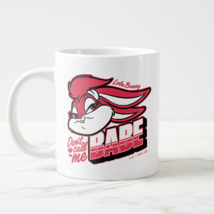 Caneca De Café Grande Lola Bunny Não me chame de Babe