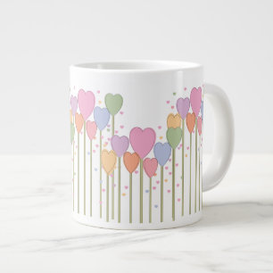 Caneca De Café Grande Lolipps Whimsical Heart