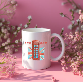 Caneca De Café Grande London Phonebooth